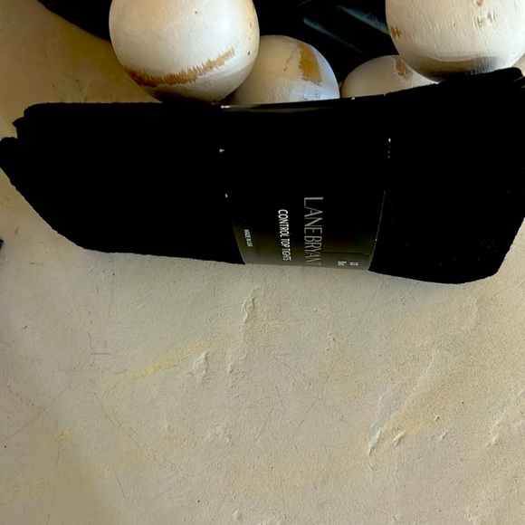 NWT Lane Bryant Black Control Top Tights Size C/D - Picture 6 of 6